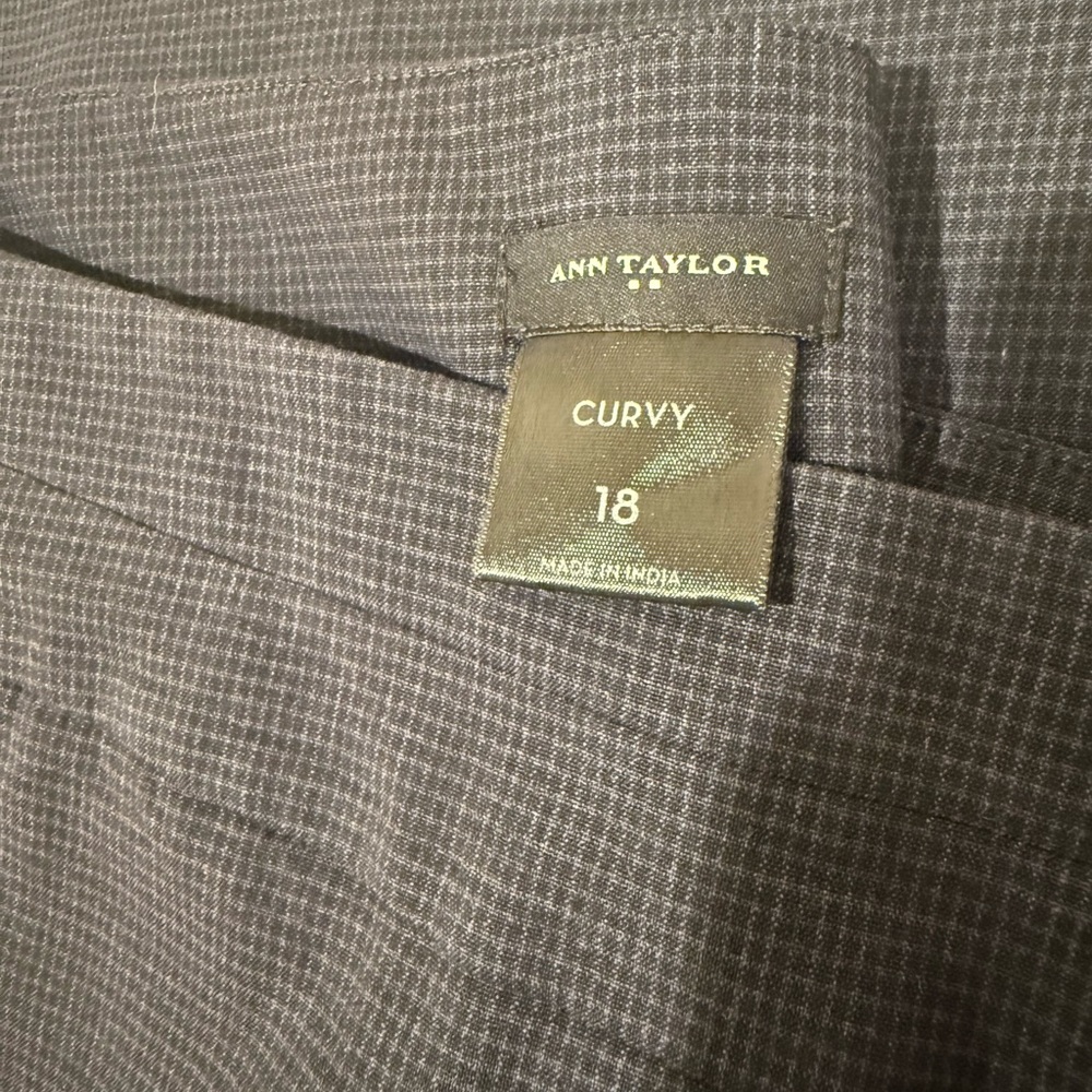 Ann Taylor Curvy Pants - Navy